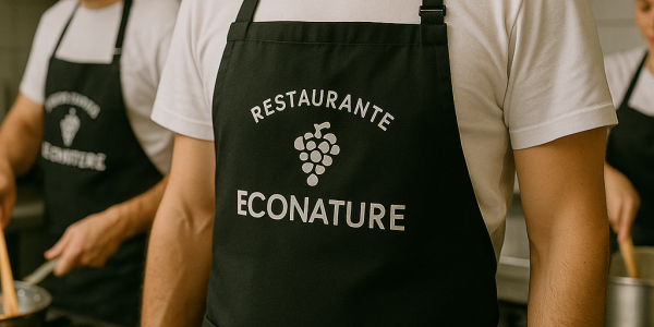 Ropa Laboral Personalizada Cervelló · Delantales (cintura, peto, largos, cortos) y Delantales Industriales